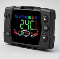 OkyRie Interrupteur universel de chauffage à air, écran LCD bleu, chauffage au diesel 1KW 8KW, télécommande