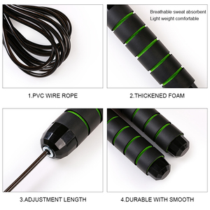 Attrezzatura da palestra per saltare con corda a velocità regolabile per la casa - Product Image 5