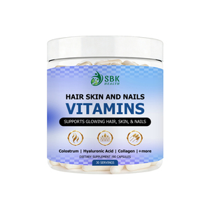 OEM ODM Vitamins Capsules with Collagen Lactoferrin Biotin Hyaluronic Acid Colostrum Supports Glowing Hair Skin Nails - Product Image 1