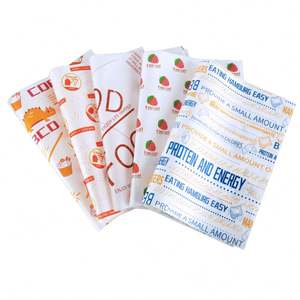 Custom Design Printed Food Grade Kraft Greaseproof <b>Paper</b> <b>Wrapping</b> <b>Paper</b> for Packaging - Product Image 1