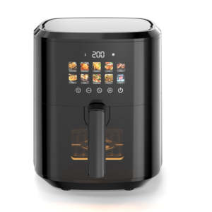 Friteuse à air <span class=keywords><strong>Oran</strong></span> Visible & Double Heating smart LCD 6.5L friteuses à air numériques électriques sans huile petit appareil de cuisine - Product Image 3