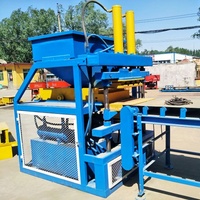 Bon marché machine de brique d'argile JC2-10 imbriqué sol brique d'argile faisant la machine