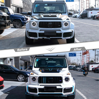 G CLASS W464 W463A G63 WIDE STAR BODYKIT 2018-2023 SEC CARBON HOOD FENDER SPOILER DIFFUSER WANTS W464 ROCK AUTO PARTS