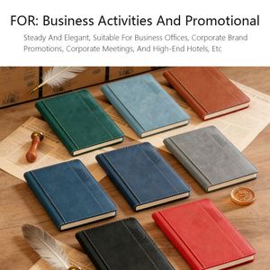 Office <b>Notebook</b> with Leather A5 Sized Meeting Notes Book Customizable Business Advertising Journal Personalized <b>Diary</b> Book - Product Image 6