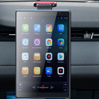 Autoradio GPS Fuallwin 8 pouces avec lecteur multimédia, CarPlay et Android Auto, écran miroir 4K, haut-parleurs intégrés