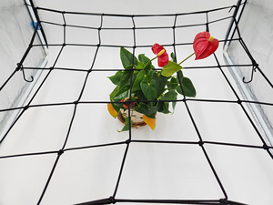 ระบบปลูกพืชอเนกประสงค์ ตาข่ายสคร็อก สีขาว 80x80 ซม. - Product Image 3