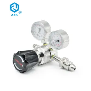 Điều chỉnh áp suất cho axetylen CO2 Argon Helium thép không gỉ 316 đầu vào cga580 oxy và Nitơ điều chỉnh áp suất