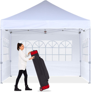 Toldos al aire libre 10X10 Carpa impermeable Carpa de aluminio plegable Gazebo <span class=keywords><strong>3X3</strong></span> <span class=keywords><strong>con</strong></span> pared lateral - Product Image 1