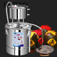 Ménage Petite Machine De Brassage Alcool Distillateur D'eau DIY Distillateur Moonshine Whisky Eau Vin Huile Essentielle Kit De Brassage