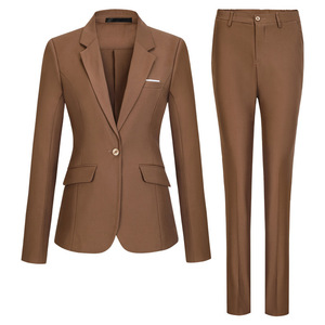 Women's Plus Size Suit Set Long Sleeve Polyester Formal Workwear Fall 2024 - Product Image 5