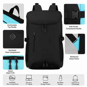 Mochila <span class=keywords><strong>de</strong></span> Bádminton Profesional con Logotipo Personalizado, Mochila Deportiva Multifuncional <span class=keywords><strong>de</strong></span> Gran Capacidad para Hombres y Mujeres, Bolsa <span class=keywords><strong>de</strong></span> Tenis, Mochila Escolar para Estudiantes - Product Image 1