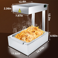 Nouveauté 2025 : Réchauffeur de frites haute capacité et économe en énergie, idéal pour les dépanneurs