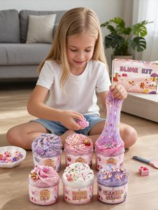 Butter <b>Slime</b> Cloud Crystal Children's Stress-Relief <b>Toy</b> 6 Colors Ages 7+ Color Box Packaging - Product Image 6