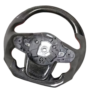 Volante Deportivo Personalizado de Alcántara y Fibra de Carbono Forjada para <span class=keywords><strong>Toyota</strong></span> <span class=keywords><strong>GR</strong></span> Supra A90 - Product Image 2
