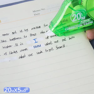 Ruban <span class=keywords><strong>correcteur</strong></span> blanc Yalong Stationery, correction de fautes, petits stylos correcteurs pour étudiants - Product Image 3