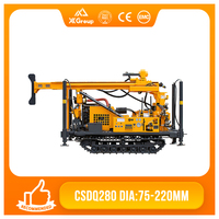 CSDQ280 Foreuse de carottage à fil électrique diesel haute efficacité avec système de récupération fiable et pompe pour opérations de carottage continu