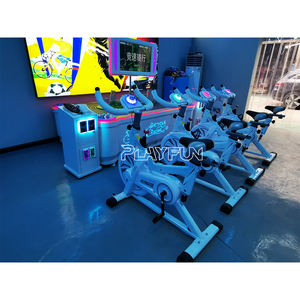 2025 nouveaux jeux de sports de plein air VR AR simulateur de <span class=keywords><strong>cyclisme</strong></span> interactif vélo d'exercice vélo vidéo projecteur <span class=keywords><strong>jeu</strong></span> de course - Product Image 6