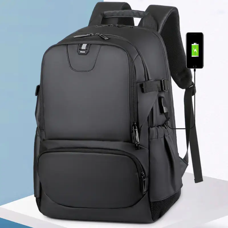 Retro Vintage Men Scalable Travelling Travel School Backpack Notebook Interlayer Bags Laptop Backpack With Usb Charging