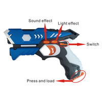 OWAY-Jeu de tir à longue portée, jeu de tir infrarouge, pistolet et gilet à laser, jouet pour enfants, parc d'attractions