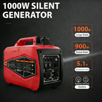Générateur silencieux à inverseur à essence refroidi par air E-XIAPU 1kw 4 temps pour le camping en plein air