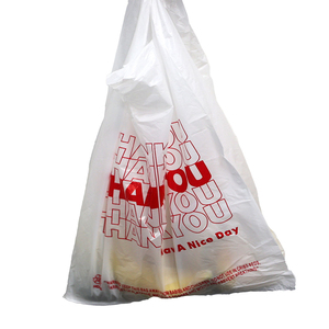OEM ODM Commercial Grade <b>Biodegradable</b> HDPE Thank You Shopping Bag for Household Supply Wholesale Business And Store <b>Packaging</b> - Product Image 1