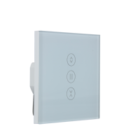 Interruptor Inteligente para Cortinas, Compatible con WiFi y la Aplicación Smart Life, Control Táctil, 220V 10A, Motorizado Inalámbrico para el Hogar, UE y Reino Unido