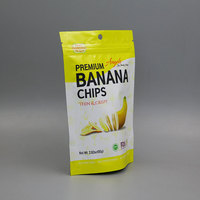 Vente en gros directe de sacs d'emballage pour aliments en plastique personnalisés pour les chips de banane/pommes de terre