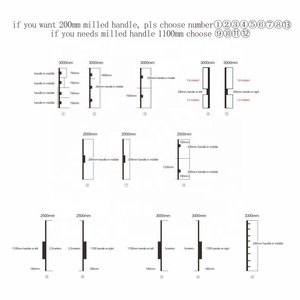 Aluminium Extrusie Glazen Frame Deurprofielen Voor Kastdeuren Garderobedeuren Aluminium Keukenkastprofiel - Product Image 6
