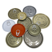 Couvercle de boîte alimentaire sans BPA en fer blanc/TFS, à ouverture facile, TFS EOE 202 52.3mm