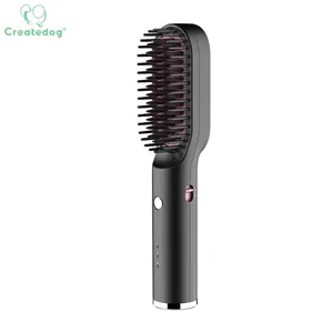 New Product Ideas 2022 Multi-Function Beauty Personal Portable Fast Hair Curling Iron Comb Hair Straightener Brush