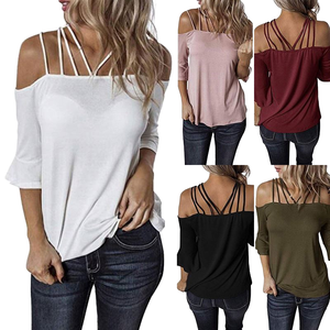 European Fashion New Style Summer Women's Breathable Casual Satin V-neck Short Sleeve Sexy Knitting <b>Top</b> - Product Image 1
