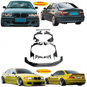 Performances Optimales Série 3 E46 M3 Coupé Widebody Pandem Rocket Rabbit Kit Carrosserie Complet Haute Qualité Nouveau Pare-chocs FRP Bolt-On Garantie 1 An - Product Image 1