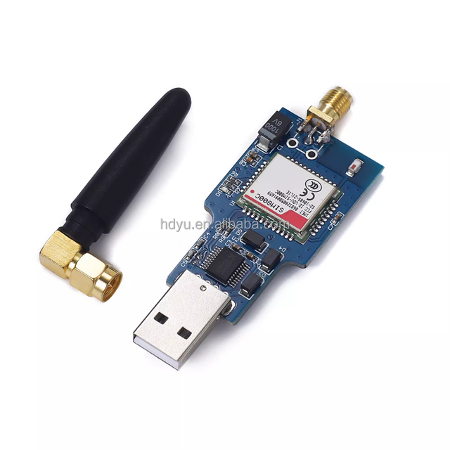 USB to GSM Module Quad-Band GSM GPRS SIM800C Module for SMS Messaging with Antenna