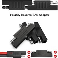 Solaire SAE Polarité Inverse Connecteurs D'adaptateur pour SAE à SAE Déconnexion Rapide Câble D'extension, Panneau Solaire Chargeur de Batterie