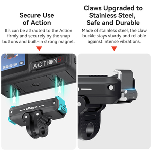 Giá đỡ kim loại tháo lắp nhanh AMagisn 2.0 dành cho DJI OSMO Action5Pro/4/3, đế tháo lắp nhanh bằng kim loại với hai loại giao diện - Product Image 2