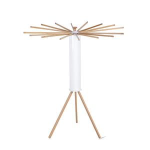 Usine naturel verni bois de hêtre massif 16 pièces bras amovibles pieuvre support en bois sac vêtements trépied étendoir - Product Image 1