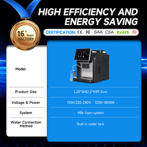 Moseener macchina da caffè completamente automatica per la casa e l'ufficio latte automatico e macchina per caffè Espresso - Product Image 2