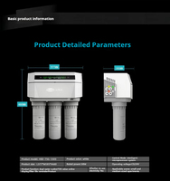 Purificateur d'eau par osmose inverse Accueil Hôtels Machine à eau pure Système de filtre Système de filtre à eau pour la maison et les hôtels