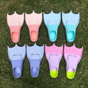 พิมพ์โลโก้สีตามสั่ง ครีบว่ายน้ำซิลิโคนแบบเต็มฝ่าเท้า สำหรับเด็กและผู้ใหญ่ - Product Image 6