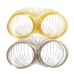 Bague en <span class=keywords><strong>fil</strong></span> d'acier à mémoire <span class=keywords><strong>de</strong></span> forme Mingx 100 cercles, accessoire <span class=keywords><strong>de</strong></span> bijouterie artisanal <span class=keywords><strong>pour</strong></span> bracelet DIY - Product Image 1