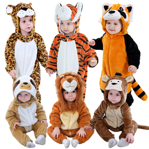 Combinaison à capuche pour bébé TONWHAR, unisexe, avec queue, pour enfant de 4 ans - Product Image 1