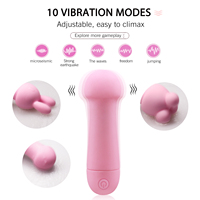 WINYI Sexspielzeug 2 in 1 Mini Rabbit Vibrator für Frauen Nippel Stimulation Sexspielzeug