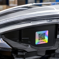 Étiquette anti-contrefaçon automobile, traçabilité à code unique, étiquette QR, autocollant holographique pour l'emballage des pièces