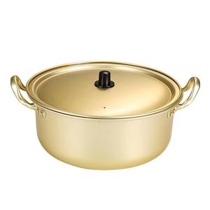 Korean Style Aluminum Soup <b>Pot</b> 1.1L-2L <b>Large</b> Capacity Double Handle With Lid Household Cooking <b>Pot</b> - Product Image 1