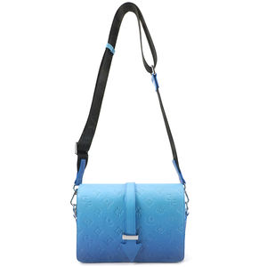 <span class=keywords><strong>Sac</strong></span> bandoulière unisexe personnalisé avec motif monogramme, bleu royal, design vintage, avec sangle réglable, élégant pour hommes et femmes - Product Image 6
