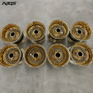 ล้อแม็กซ์ NJQS ขอบ 14 5x114.3 ขนาด 13x7 โครเมียมแบบ Reverse 72 100 ซี่ตรง <span class=keywords><strong>Dayton</strong></span> Zenith Luxor Truspoke Cragar 13X7 26 นิ้ว - Product Image 5