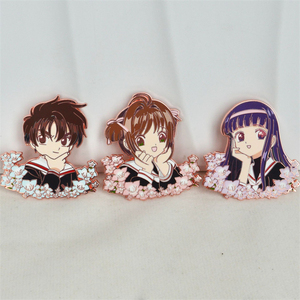 Broches de Anime de Lujo de Alta Calidad, Pins de Esmalte de <span class=keywords><strong>Sakura</strong></span> <span class=keywords><strong>Cardcaptor</strong></span>, Accesorios para Mochilas, Insignias - Product Image 6