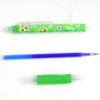 Stylo effaçable à encre thermique, nouveau design, bleu, 0,5 mm, gel, pour l'école et le bureau, vente en gros