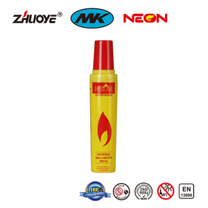 Butane Gas Butane Gas 18 ML Zhuoye Lighter High Quality Plastic Material Premium Performance Expectation Butane Gas Refill