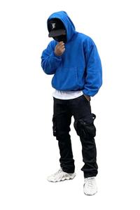 Sudadera con Capucha Impermeable de Invierno Owners Club, Estilo Urbano, Lisa, de Felpa Francesa, 500 g/m², Gruesa, Talla Grande - Product Image 4